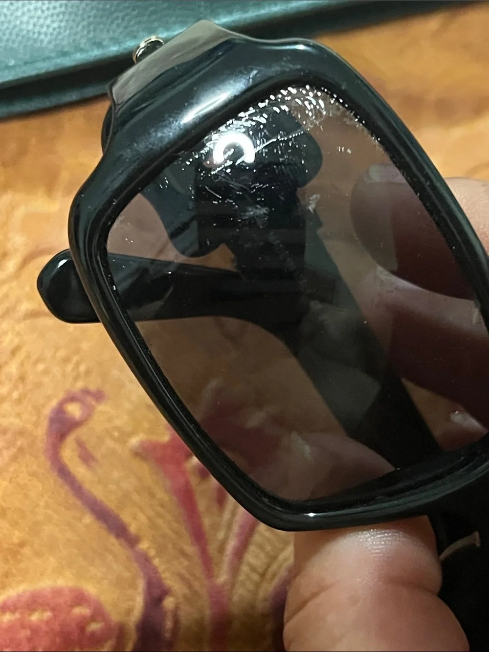 Fendi Black Women's Sunglasses with Green Case
